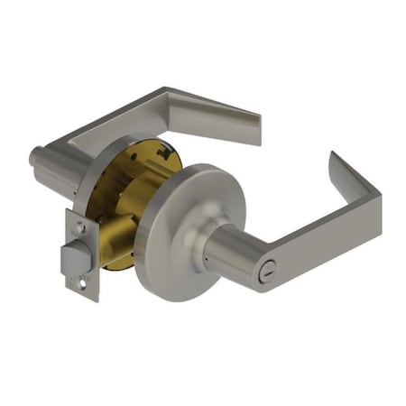 Patioplus Withnell Lever Privacy Cylindrical Lock, No. 012499 Satin Chrome PA2063949